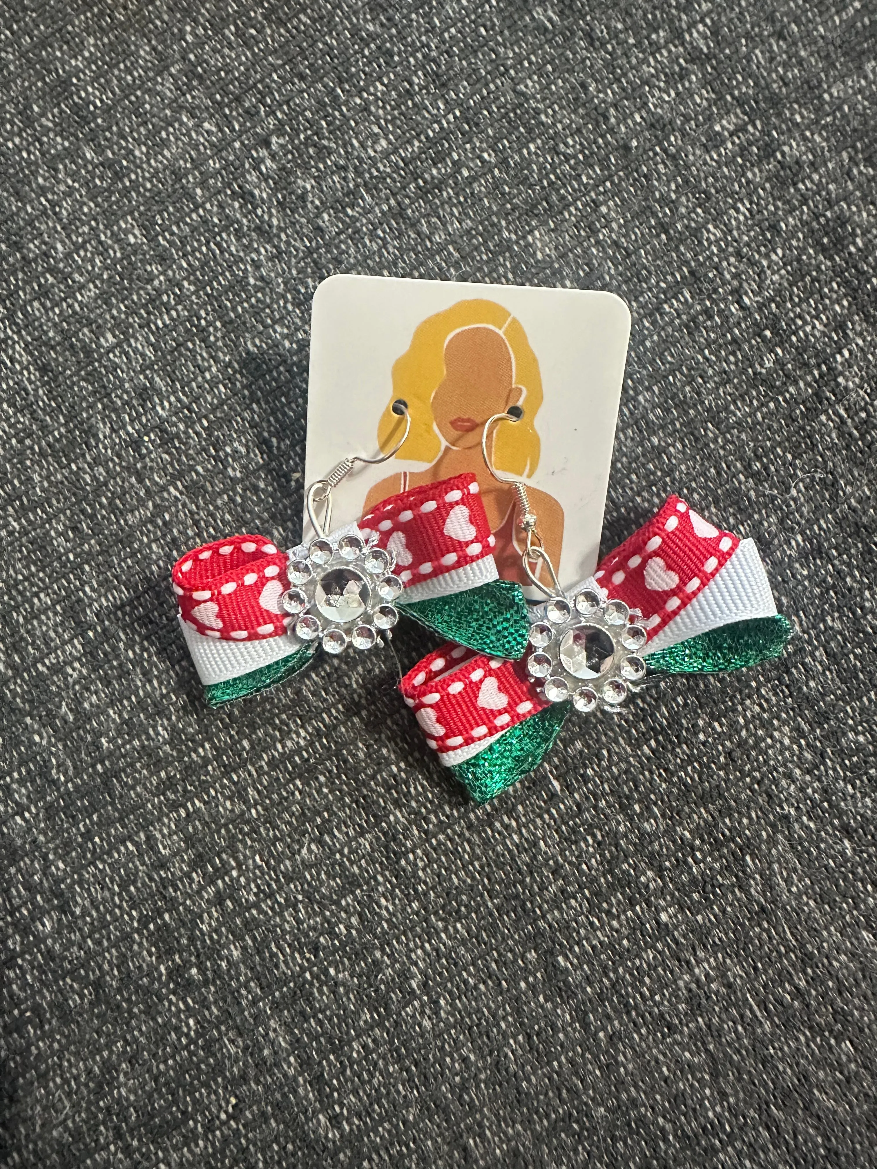 16 de Septiembre Bow Earrings